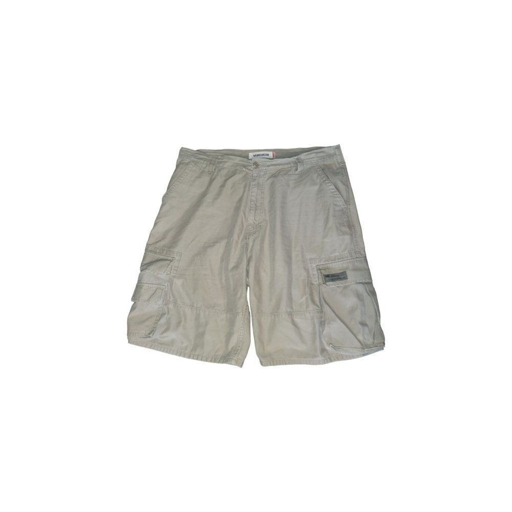 Levis Workwear Men 38 Cargo Shorts Tan Khaki Outdoor Summer Casual Utility Gear